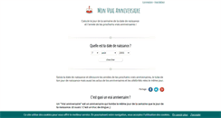 Desktop Screenshot of monvraianniversaire.com