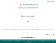Tablet Screenshot of monvraianniversaire.com
